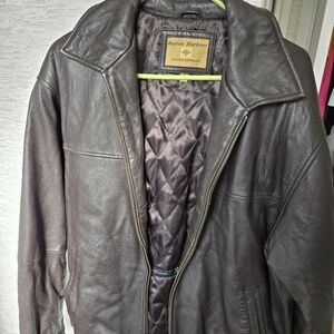 Men's Black Leather Jacket
